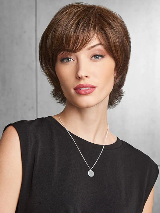 Top It Off With Fringe | Synthetic Hair Topper (Mono Crown) - Image 5
