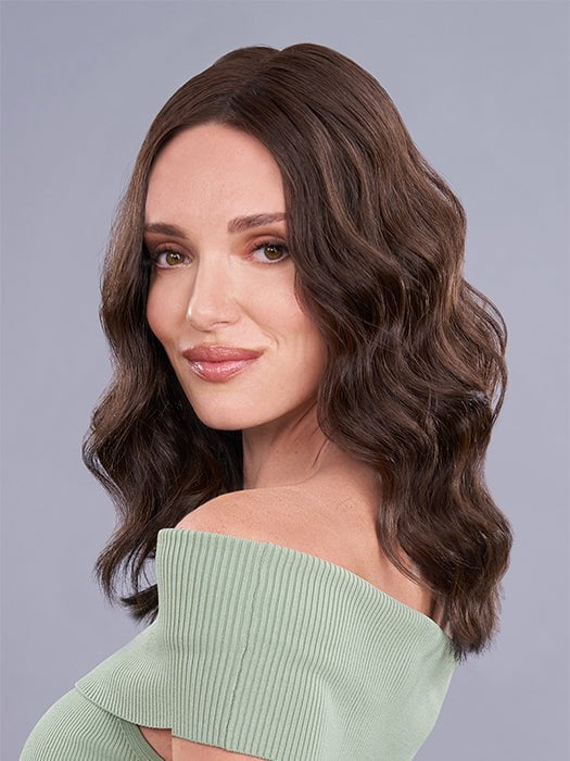 Top Trend Lace Wavy 14” | Synthetic Lace Front Hair Topper (Mono Top) - Image 3