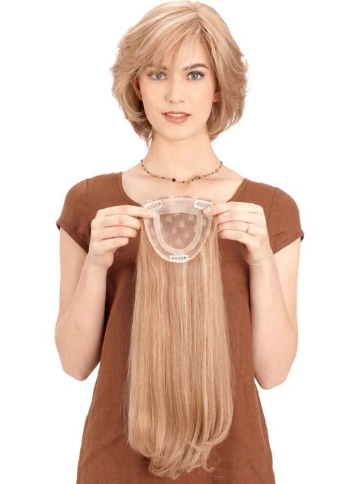 Toppiece 3003 | Human Hair Topper (Mono Base) | UNAVAILABLE - Image 2