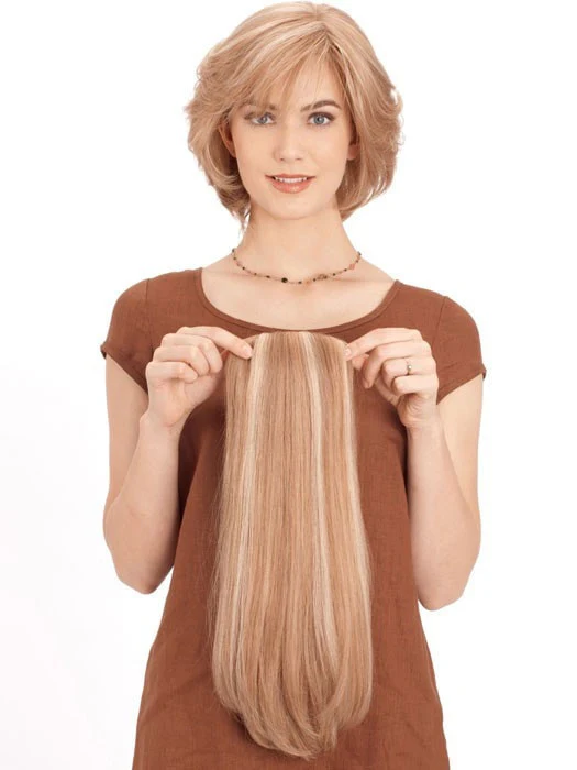Toppiece 3003 | Human Hair Topper (Mono Base) | UNAVAILABLE - Image 3