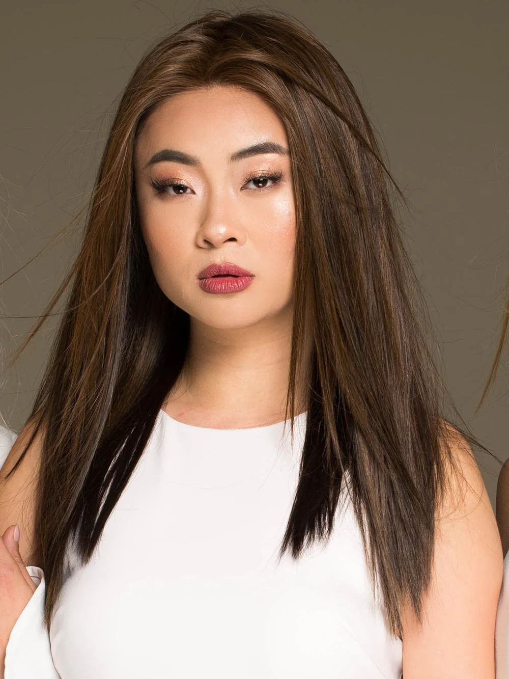 Veronica | Human Hair/ Synthetic Blend Wig (Mono Top) - Image 31
