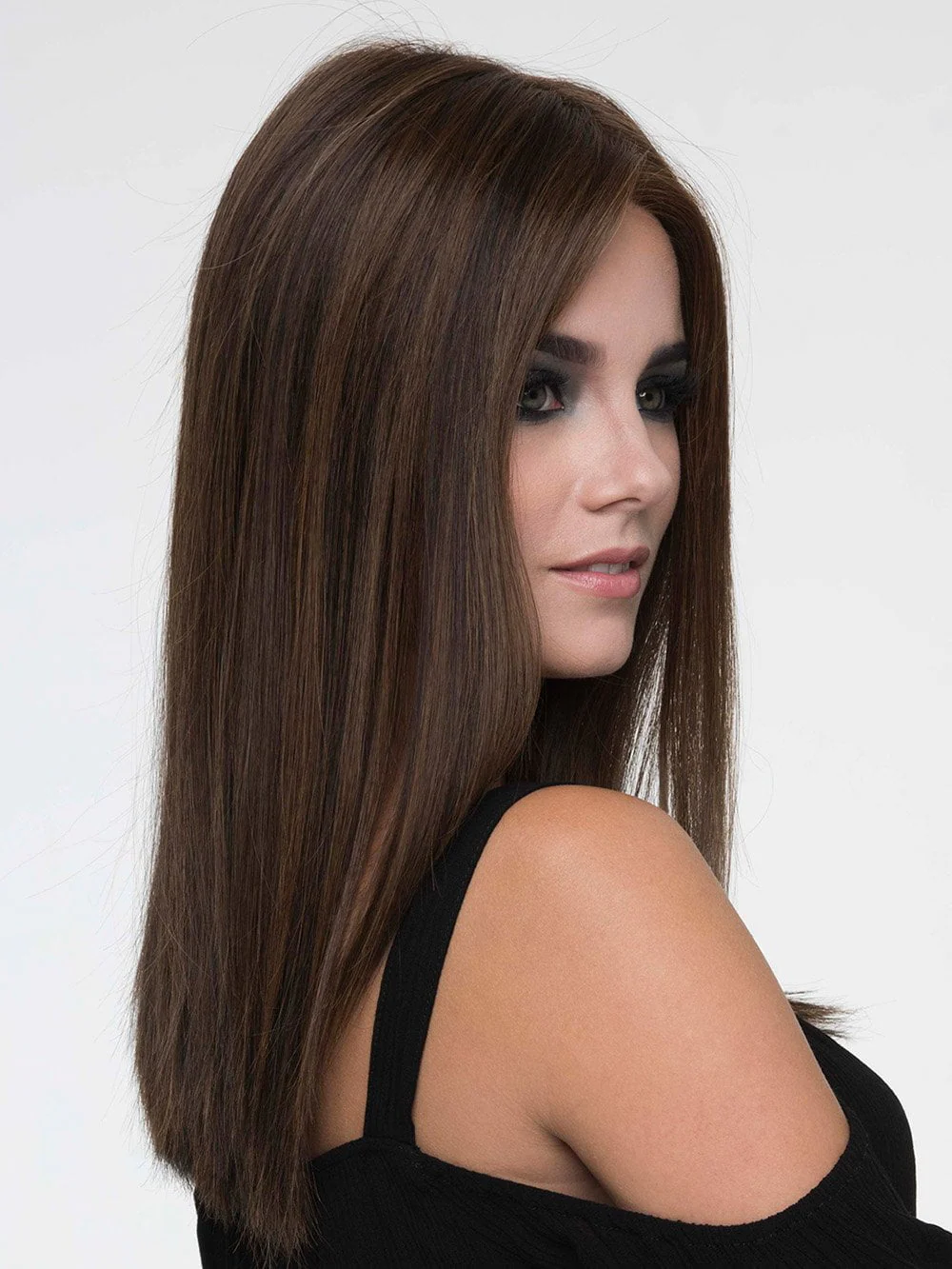 Veronica | Human Hair/ Synthetic Blend Wig (Mono Top) - Image 36